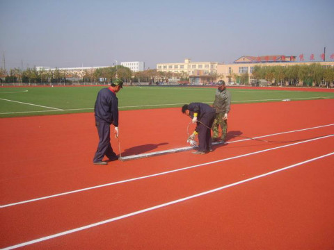 資興塑膠跑道施工