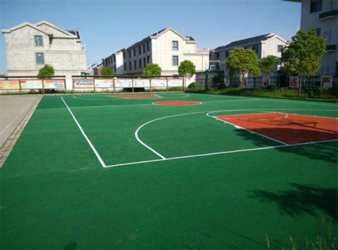 義烏市硅PU籃球場