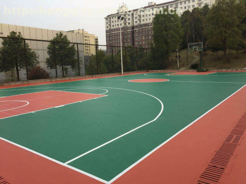 臨安區(qū)硅pu籃球場