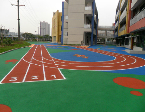 維揚區幼兒園塑膠跑道