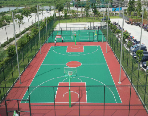 丹陽丙烯酸籃球場